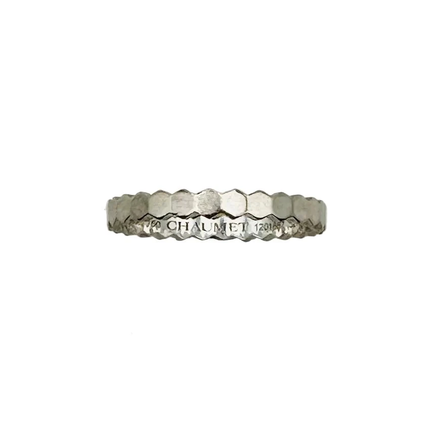 Bague Alliance CHAUMET "Bee" en or blanc - Image 2