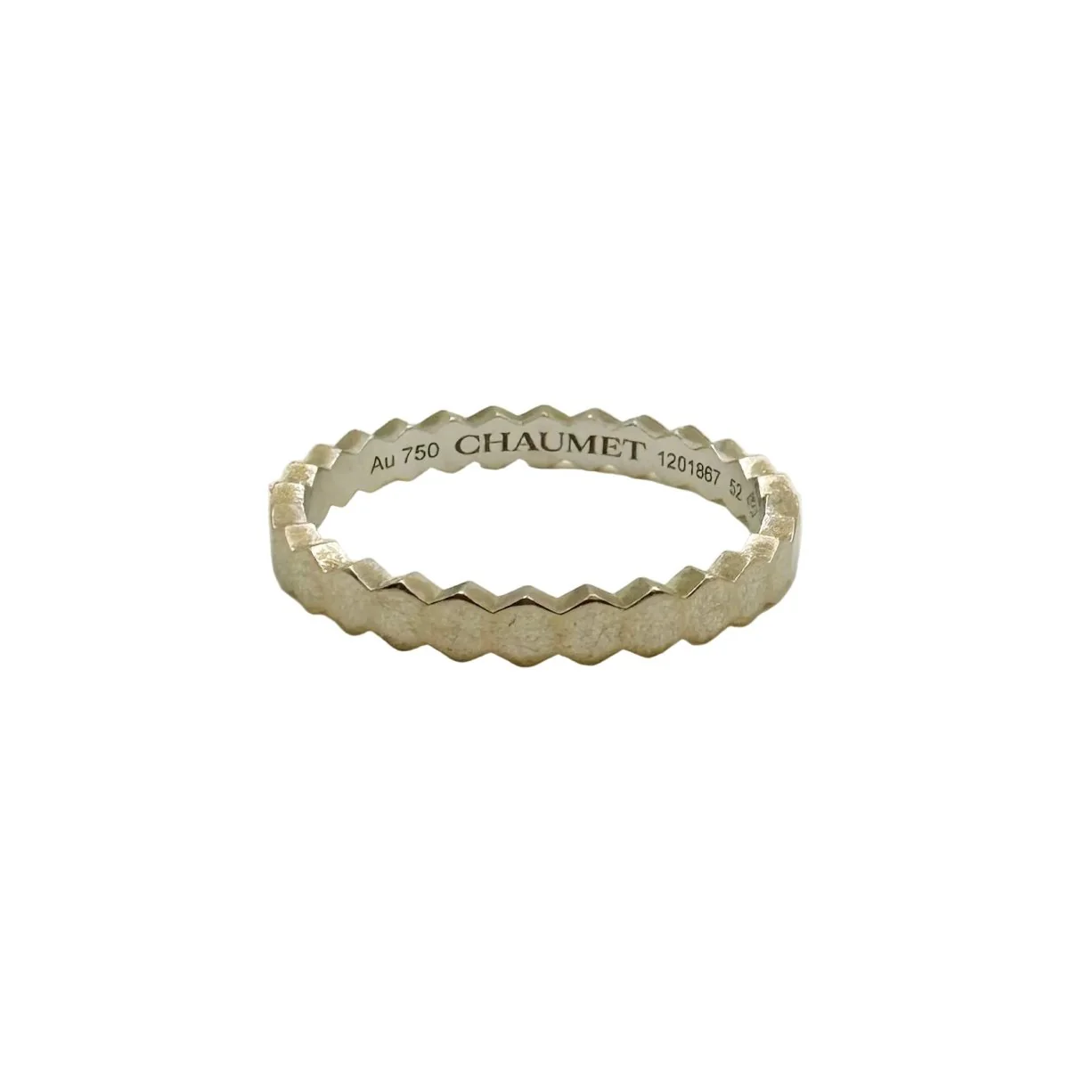 Bague Alliance CHAUMET "Bee" en or blanc - Image 3