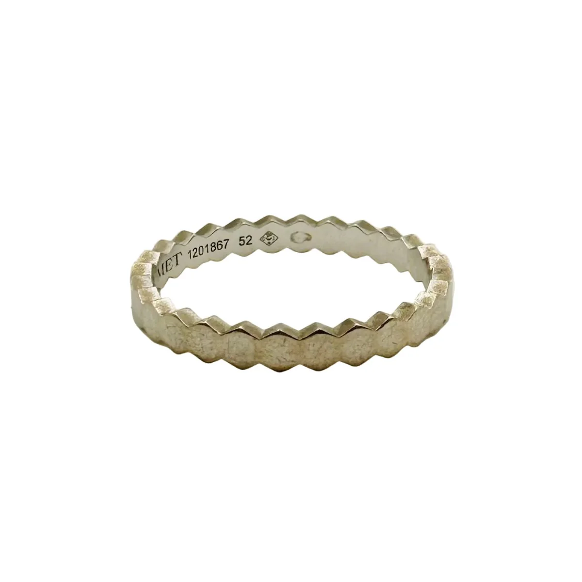 Bague Alliance CHAUMET "Bee" en or blanc - Image 4