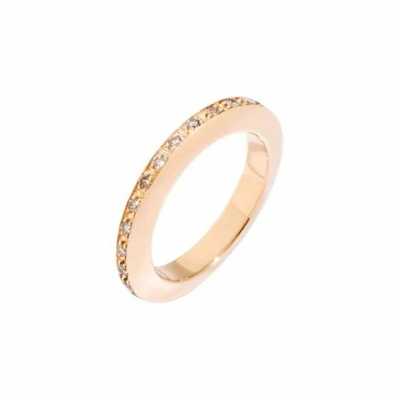 Bague Alliance DODO en or rose et diamants
