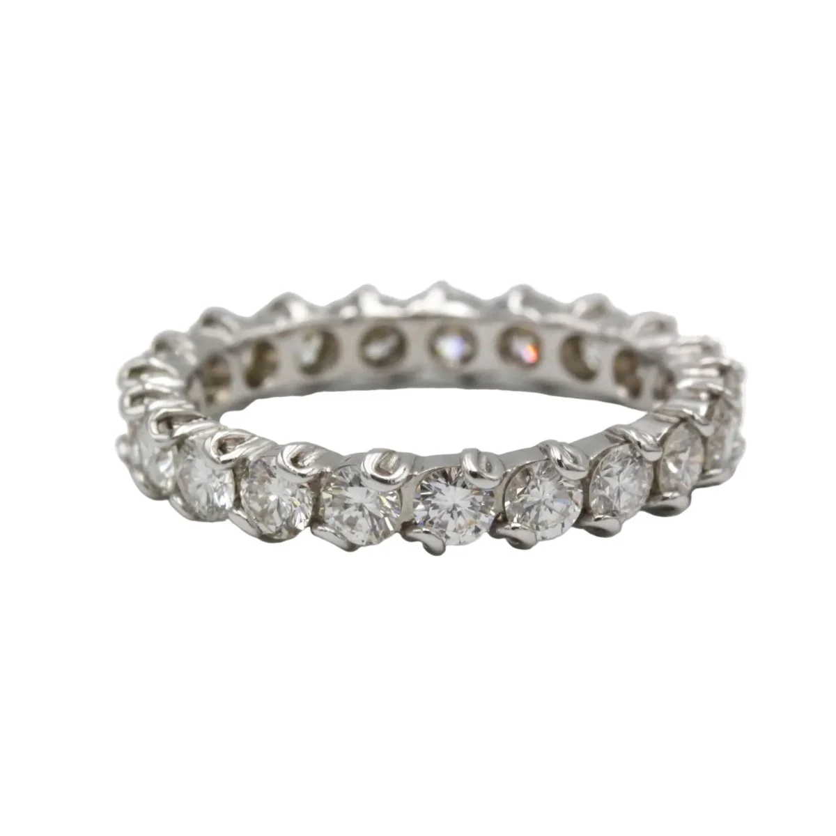 Bague Alliance en or blanc et diamants
