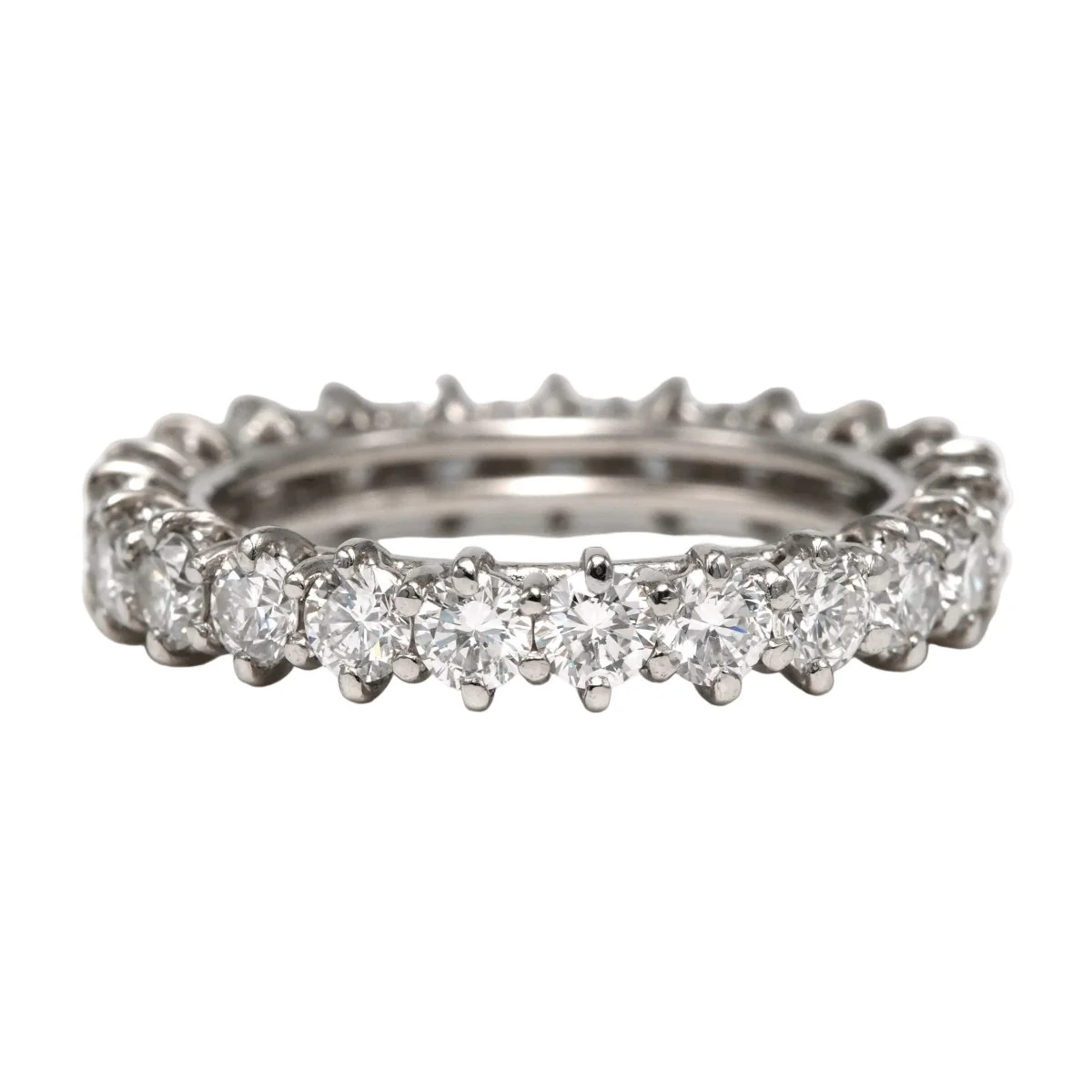 Bague Alliance en or blanc et diamants