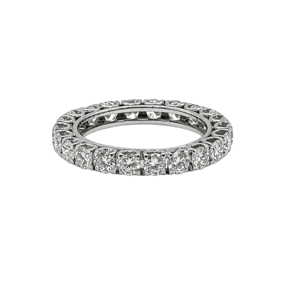 Bague Alliance en or blanc et diamants