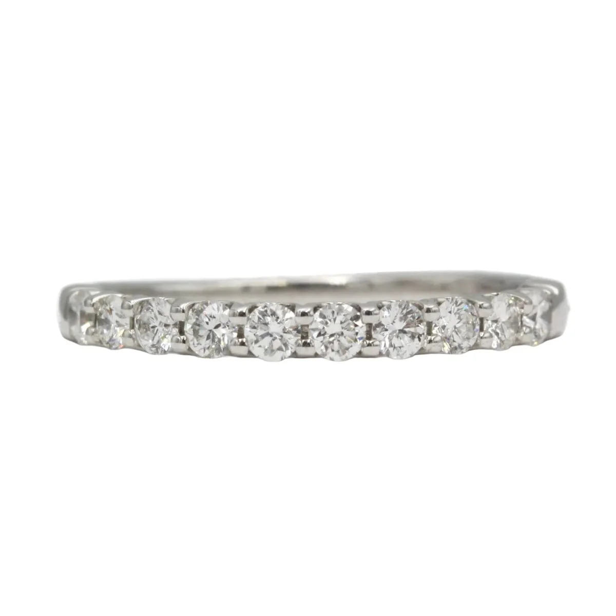 Bague Alliance en or blanc et diamants