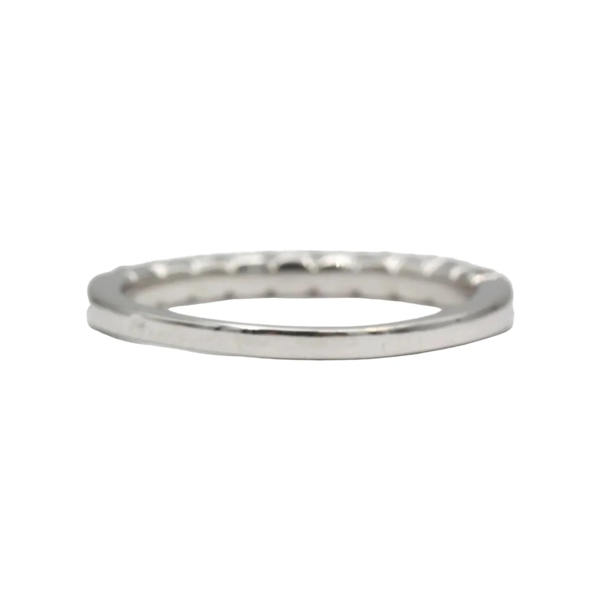 Bague Alliance en or blanc et diamants - Image 3