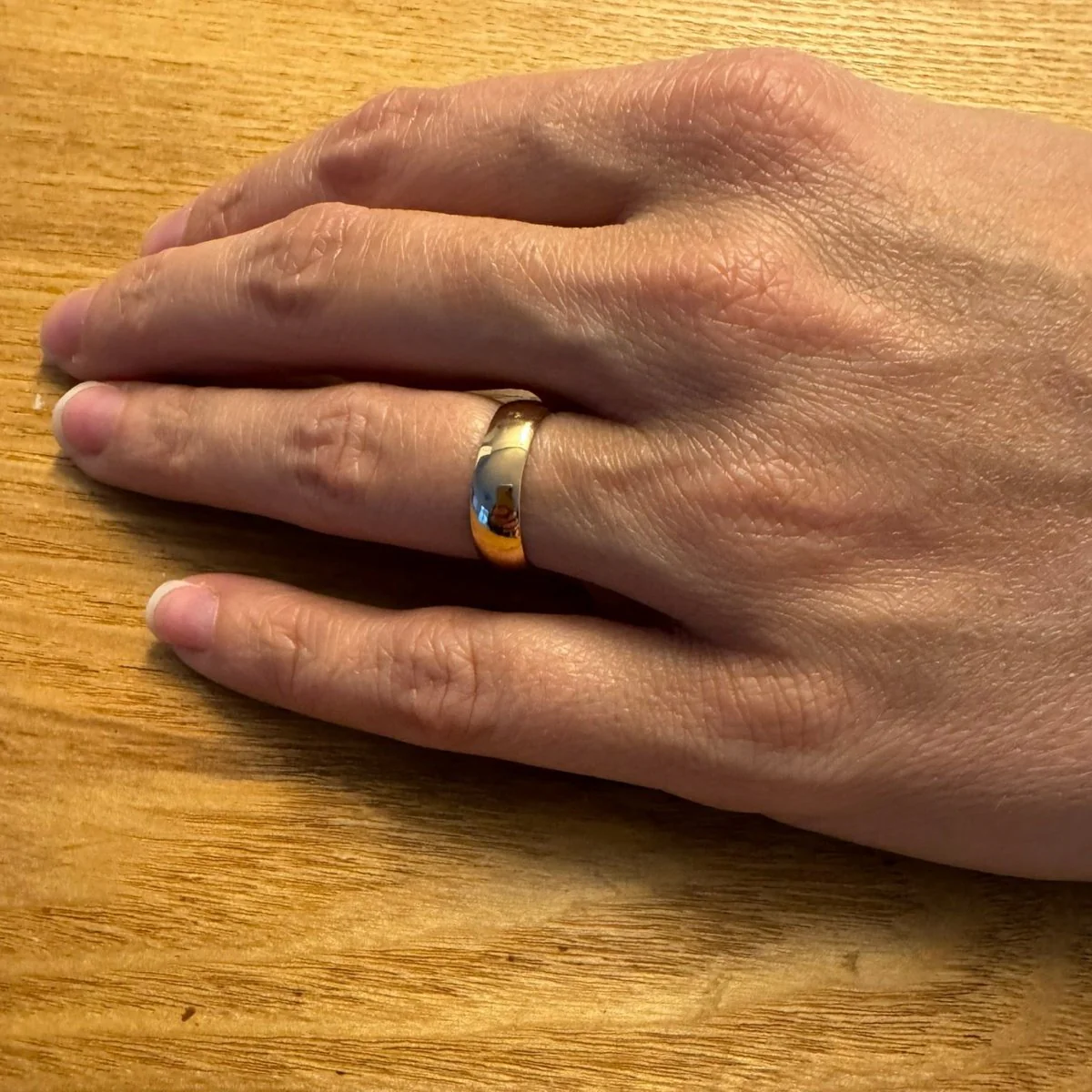 Bague Alliance en or rose - Image 2
