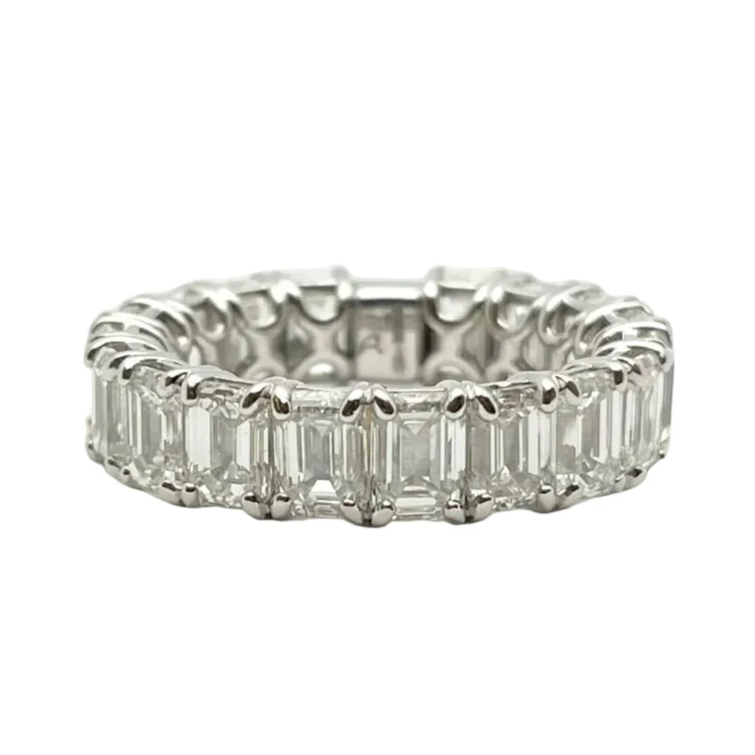 Bague Alliance "Eterné" en or blanc et diamants