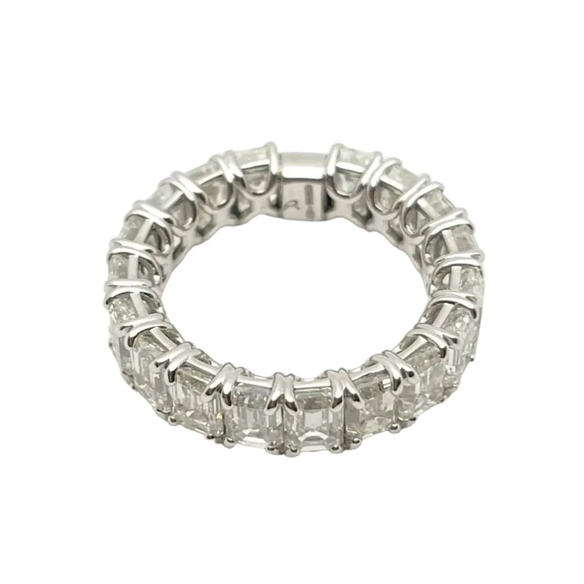 Bague Alliance "Eterné" en or blanc et diamants - Image 2