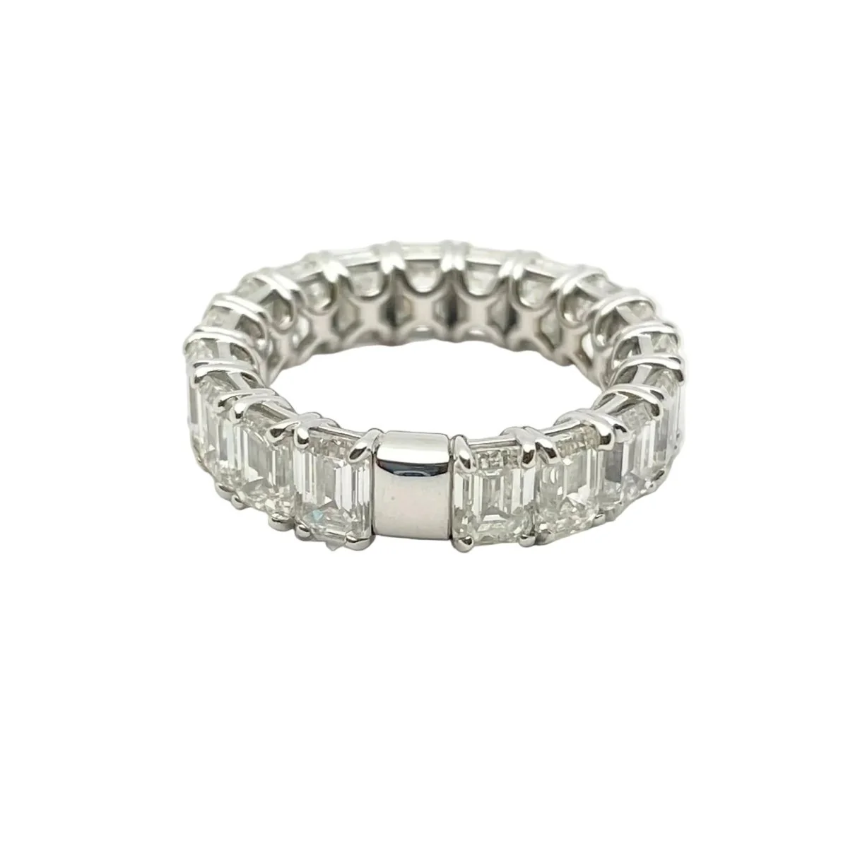 Bague Alliance "Eterné" en or blanc et diamants - Image 3