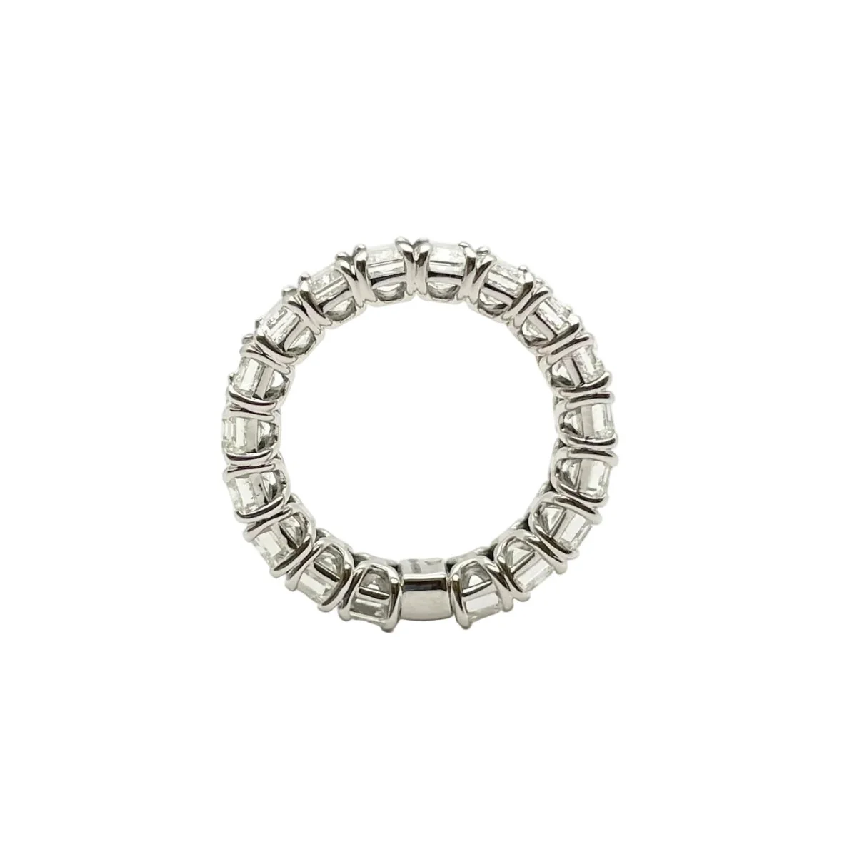 Bague Alliance "Eterné" en or blanc et diamants - Image 4