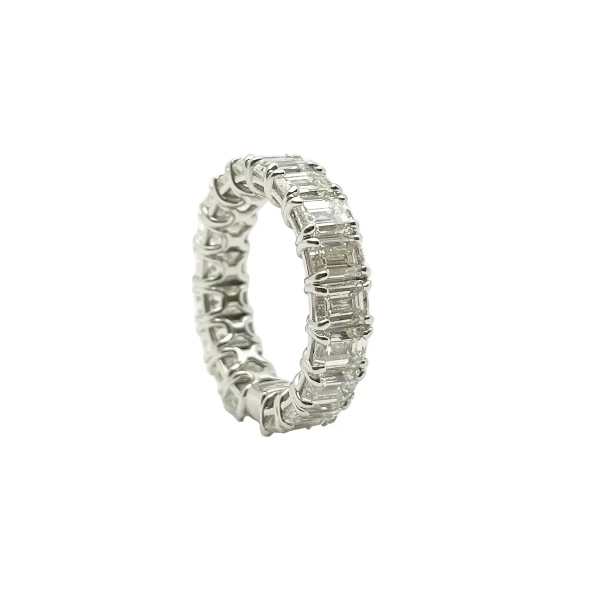 Bague Alliance "Eterné" en or blanc et diamants - Image 5