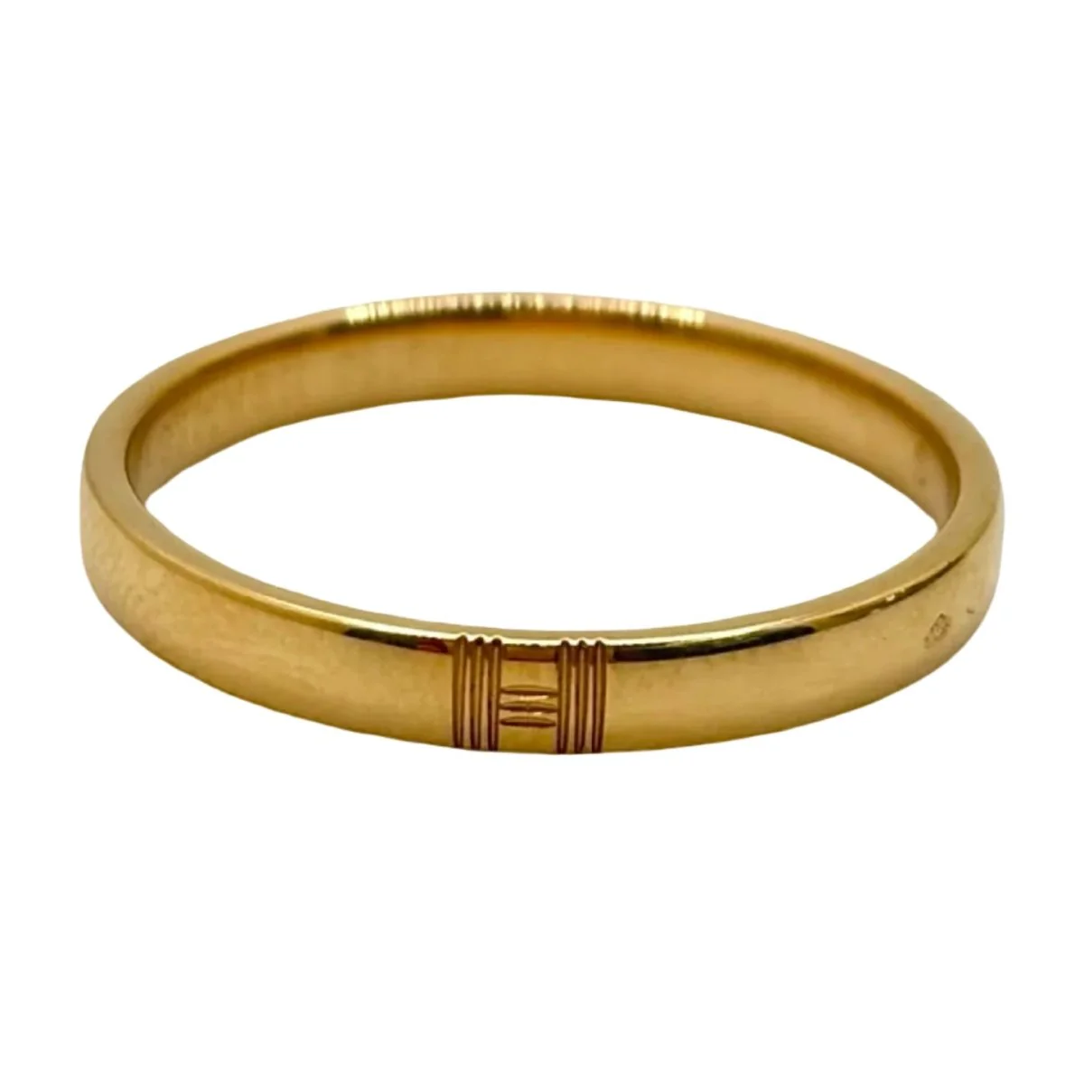 Bague Alliance HERMÈS en or jaune