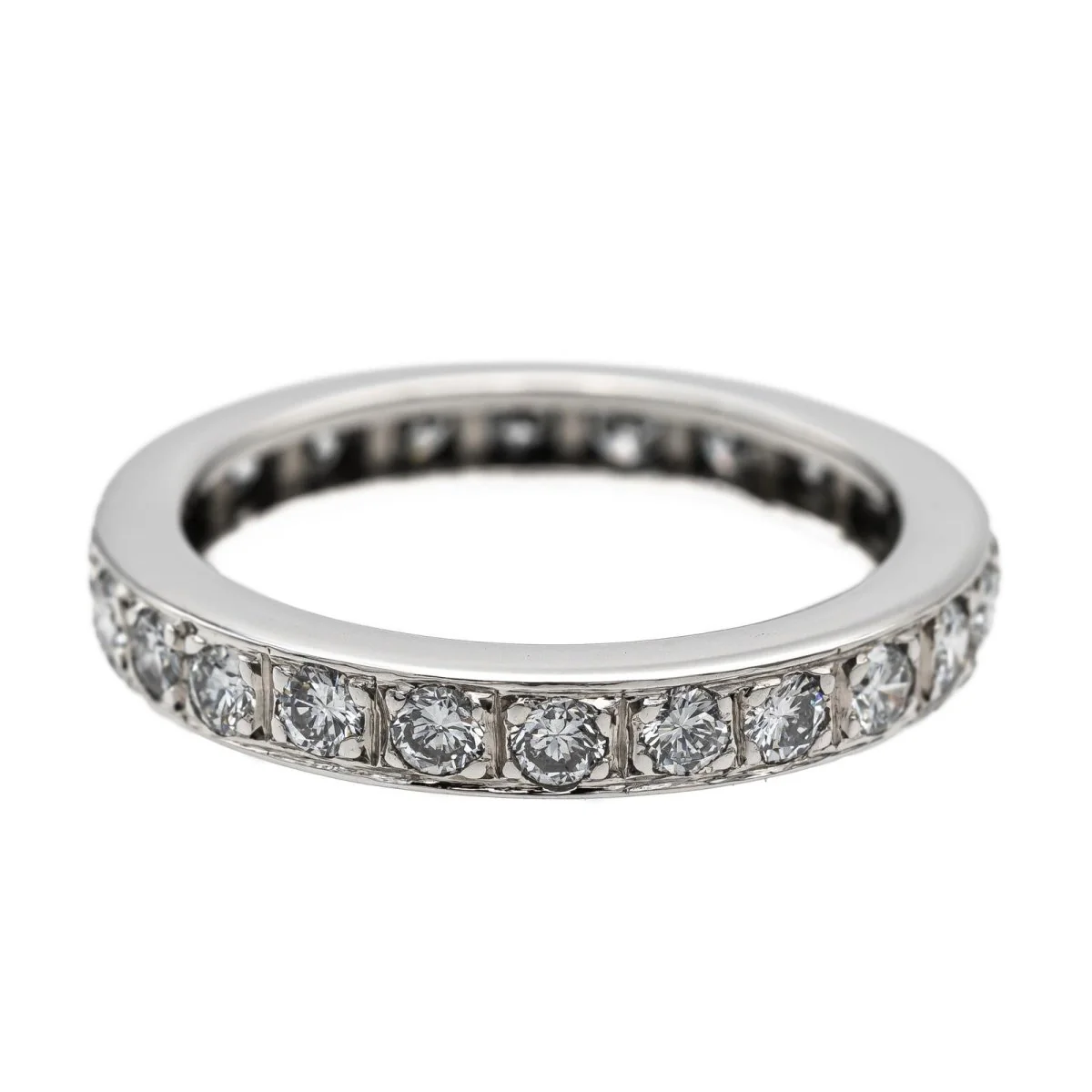 Bague Alliance Or blanc Diamant