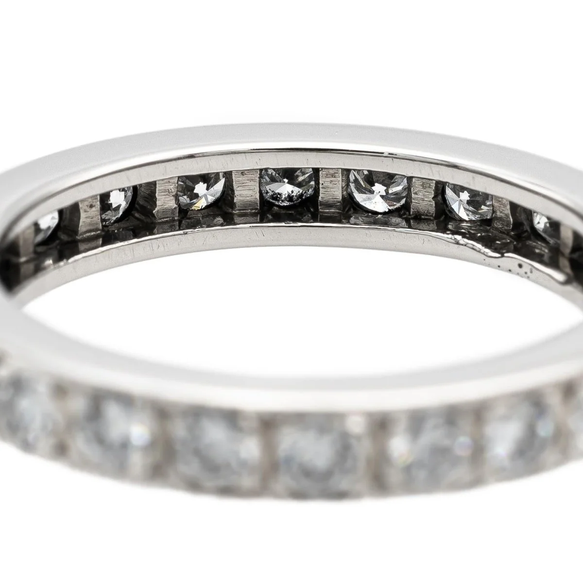Bague Alliance Or blanc Diamant - Image 5