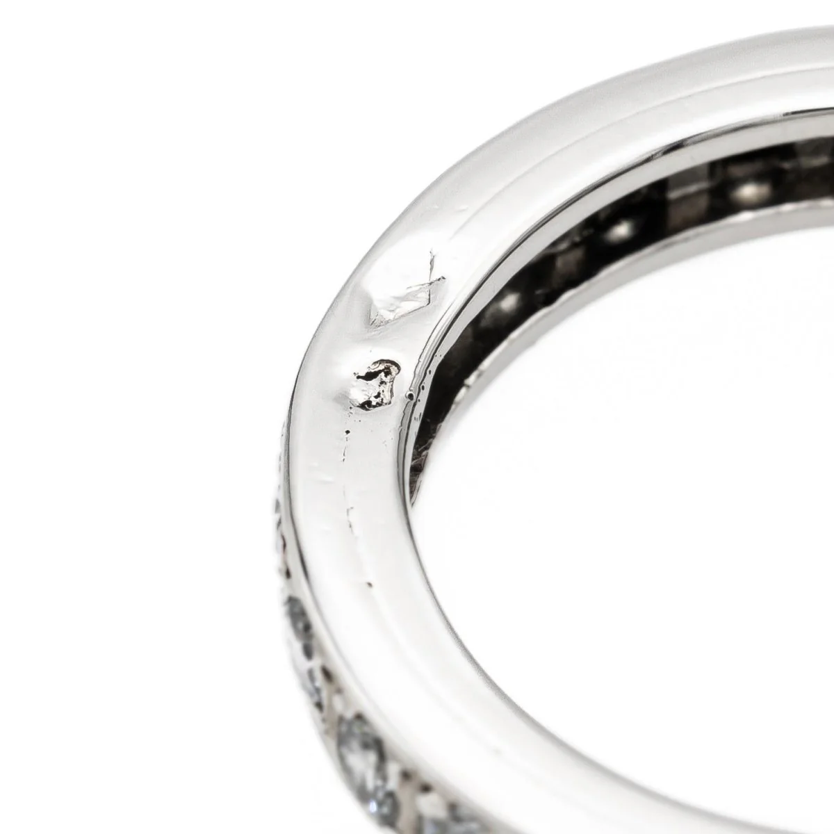 Bague Alliance Or blanc Diamant - Image 7