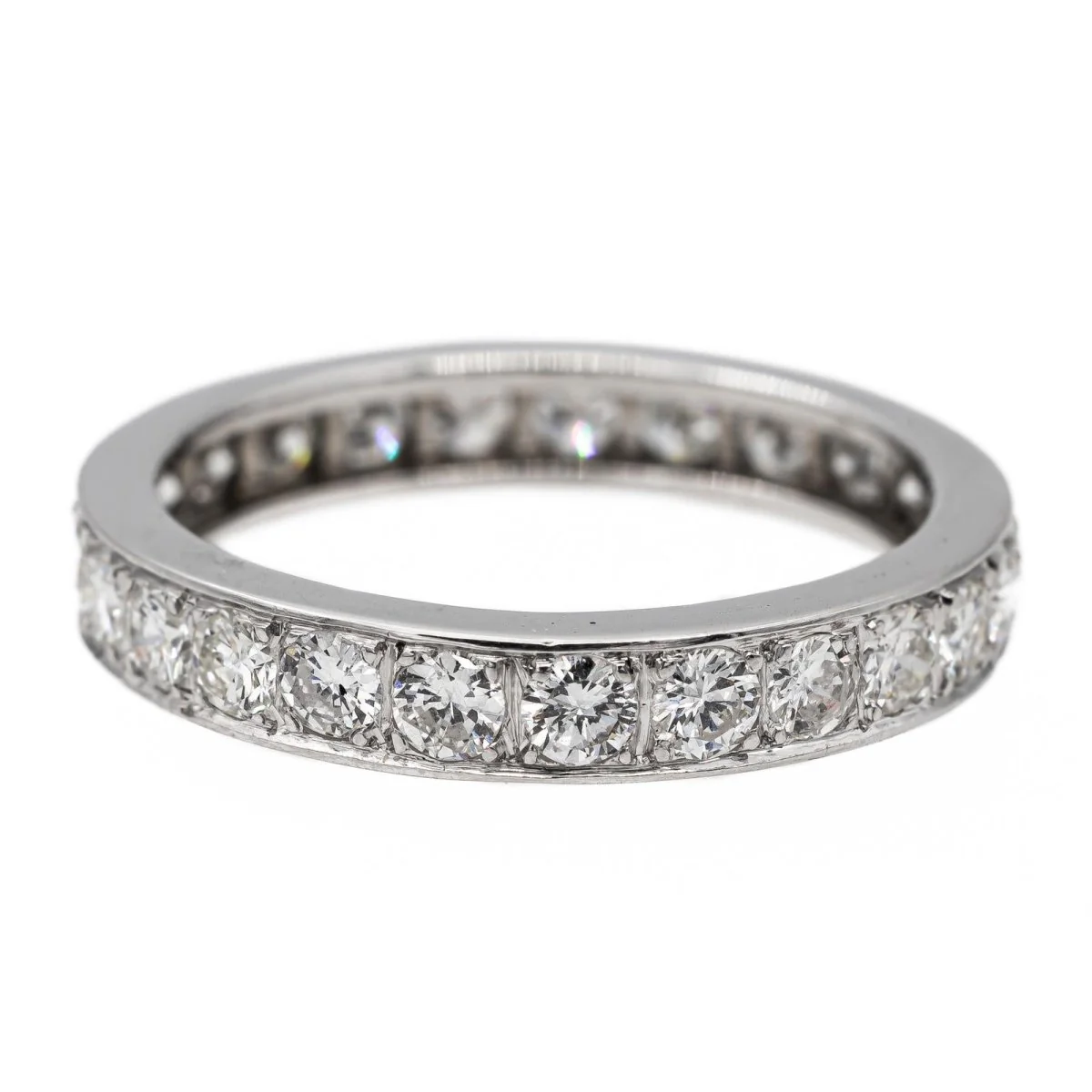 Bague Alliance Or blanc Diamant