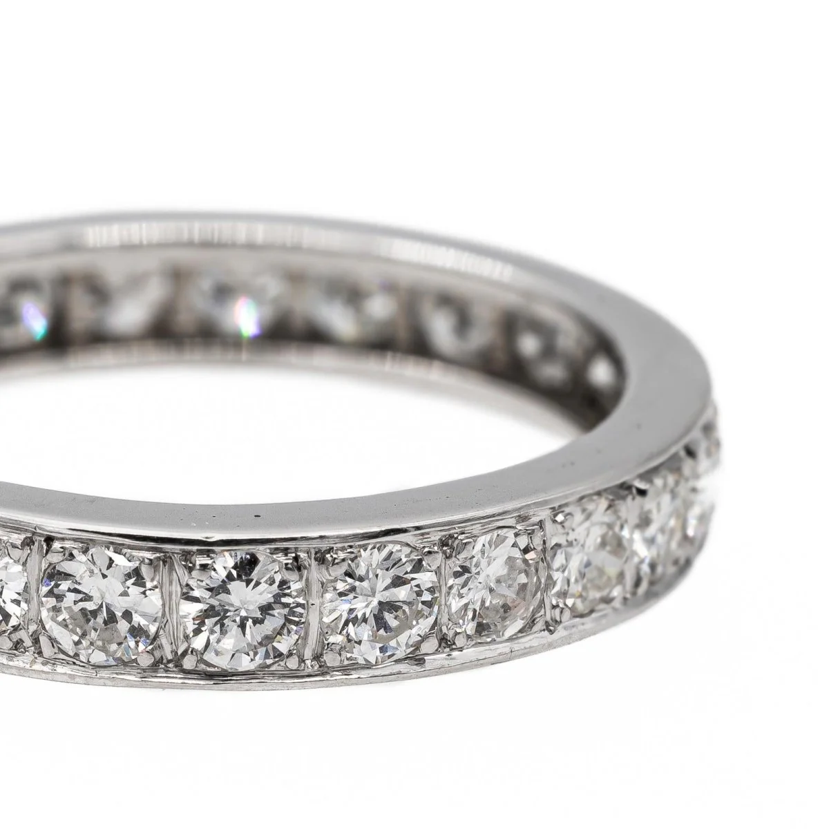 Bague Alliance Or blanc Diamant - Image 5