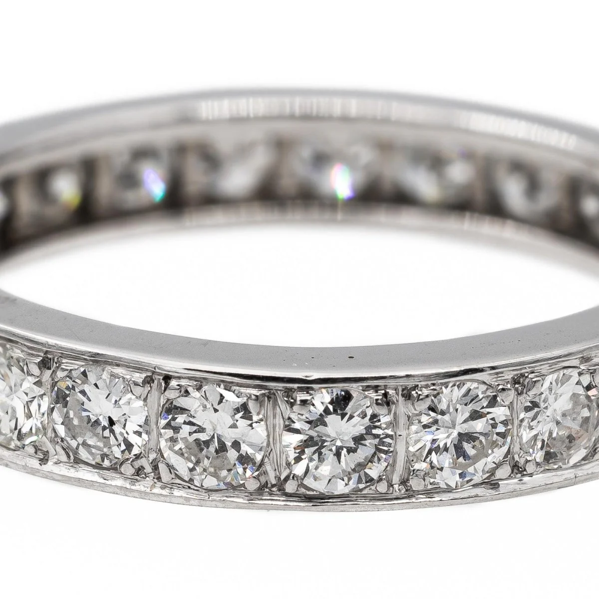 Bague Alliance Or blanc Diamant - Image 6