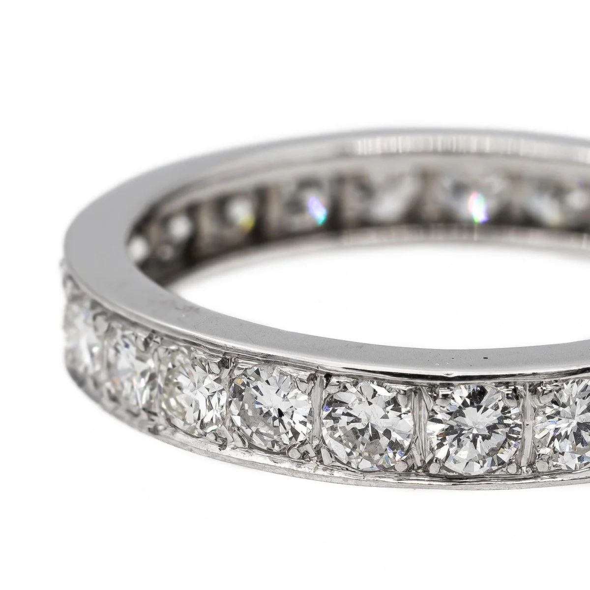 Bague Alliance Or blanc Diamant - Image 7
