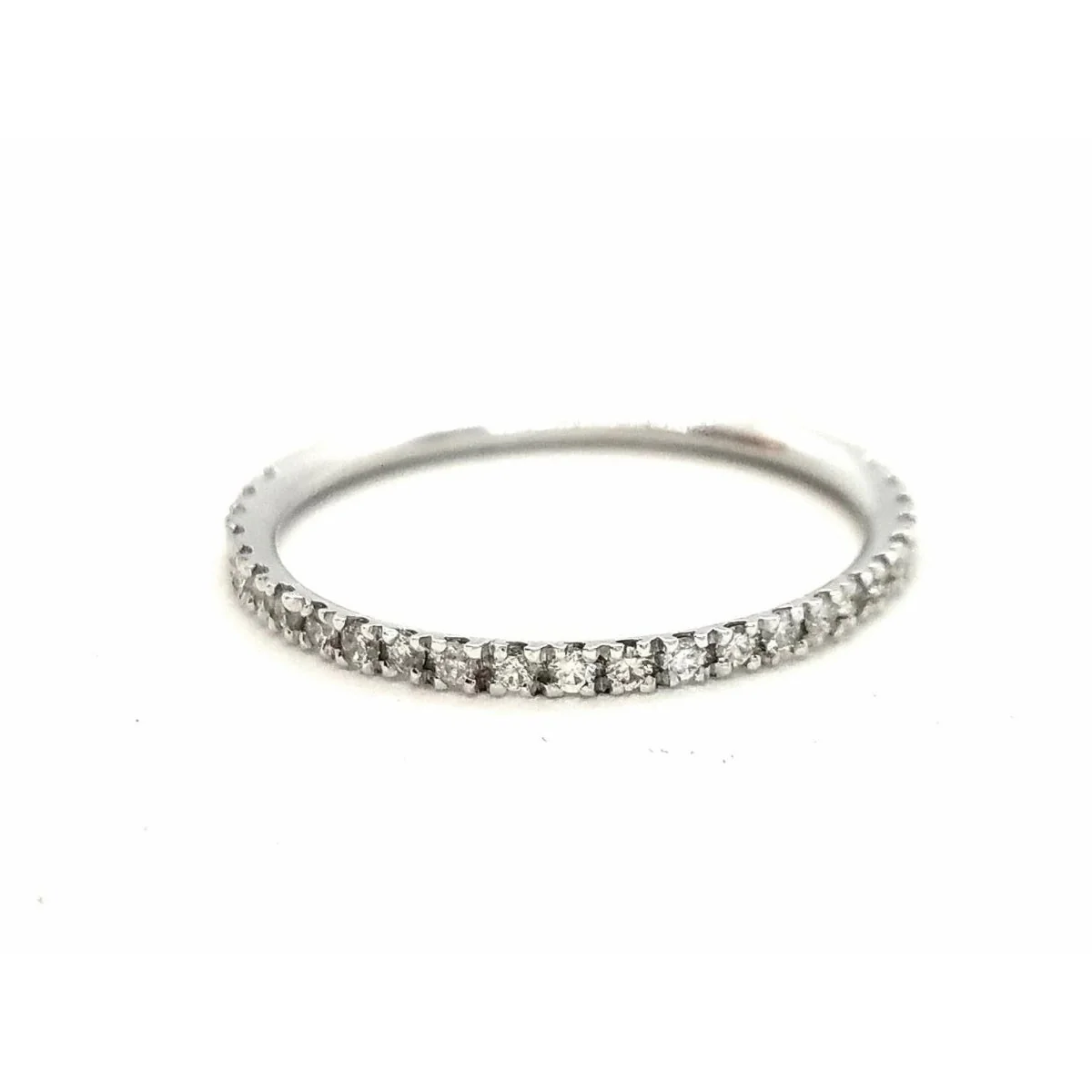 Bague Alliance Or blanc Diamant