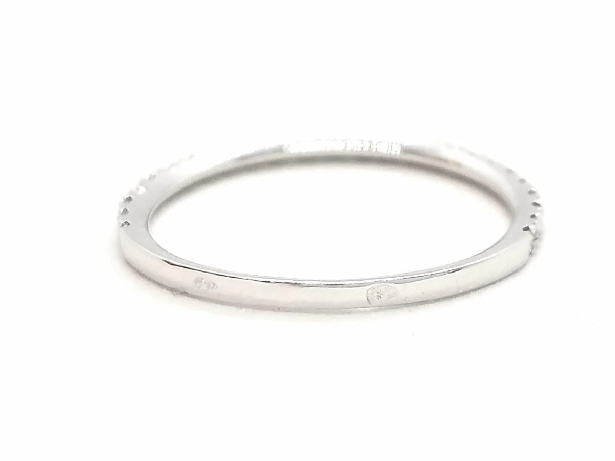 Bague Alliance Or blanc Diamant - Image 6