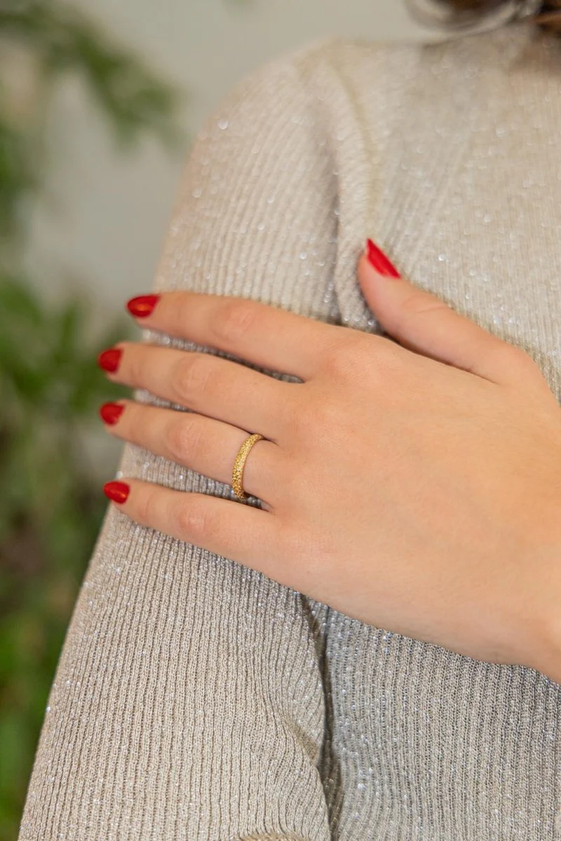Bague Alliance Or jaune - Image 2