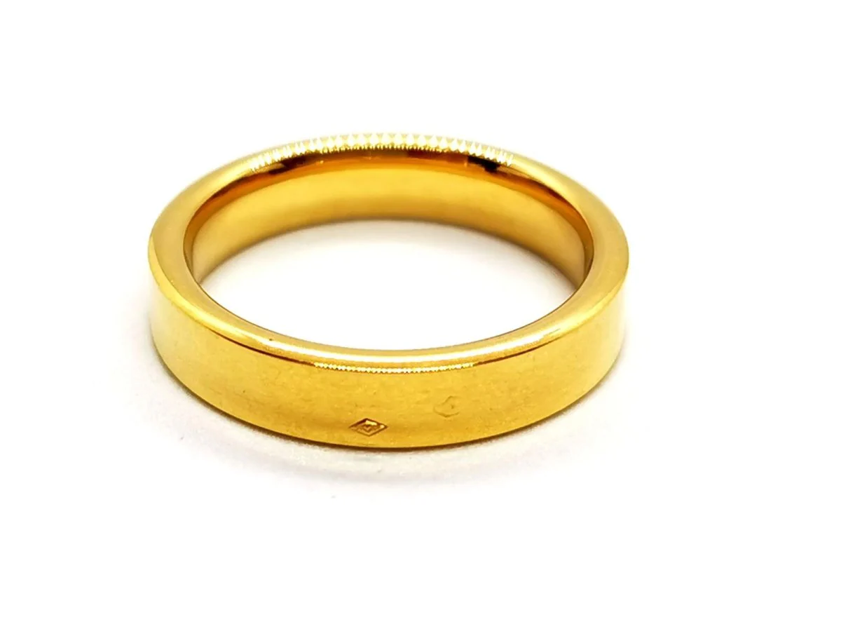 Bague Alliance Or jaune - Image 2