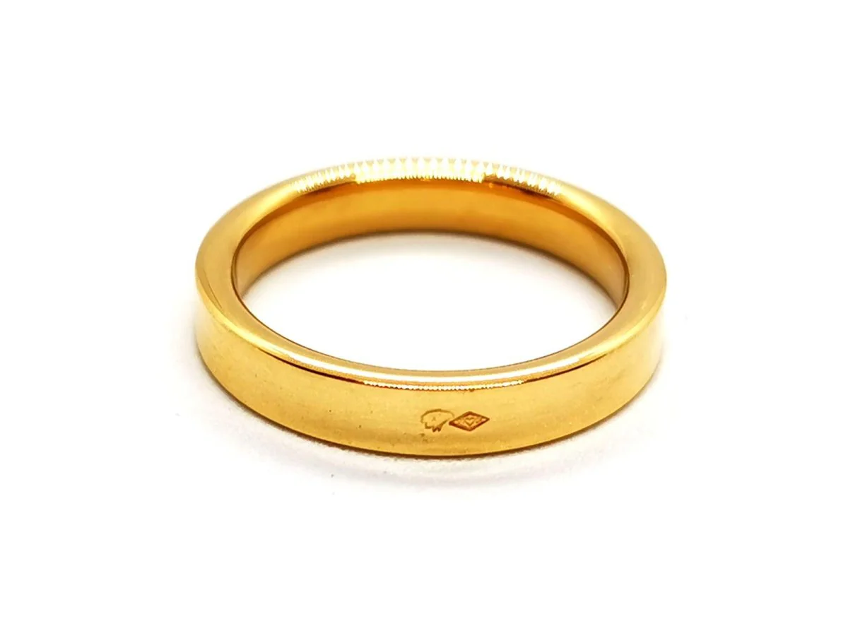 Bague Alliance Or jaune - Image 2