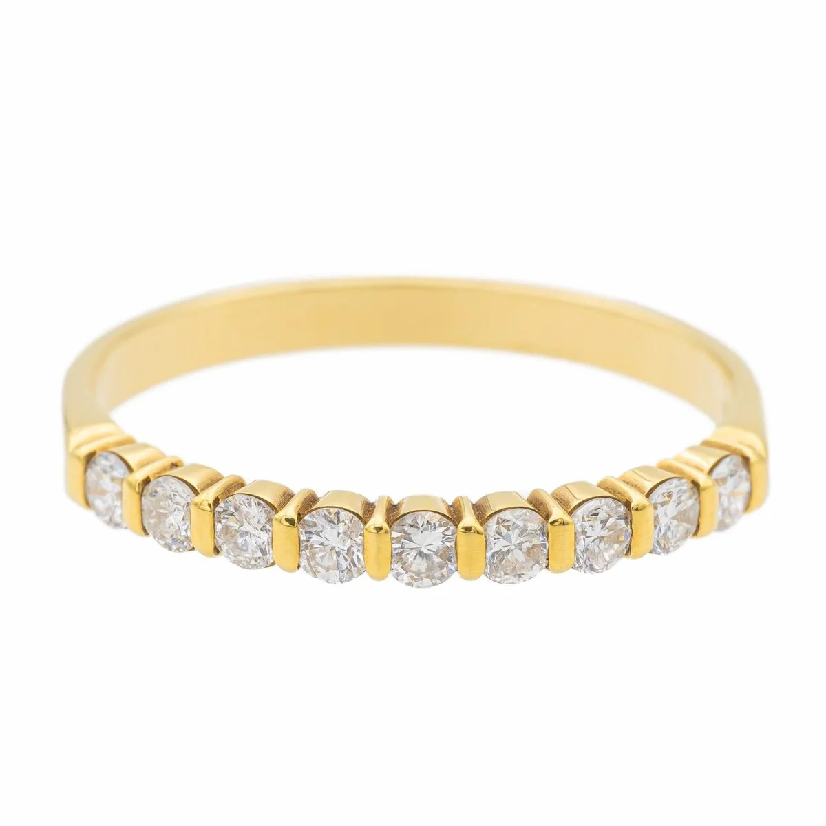 Bague Alliance Or jaune Diamant