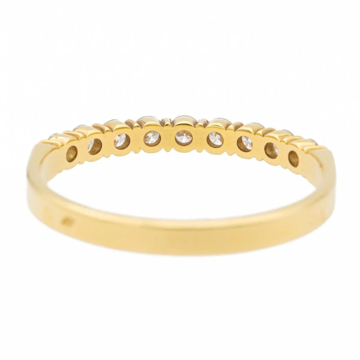 Bague Alliance Or jaune Diamant - Image 5