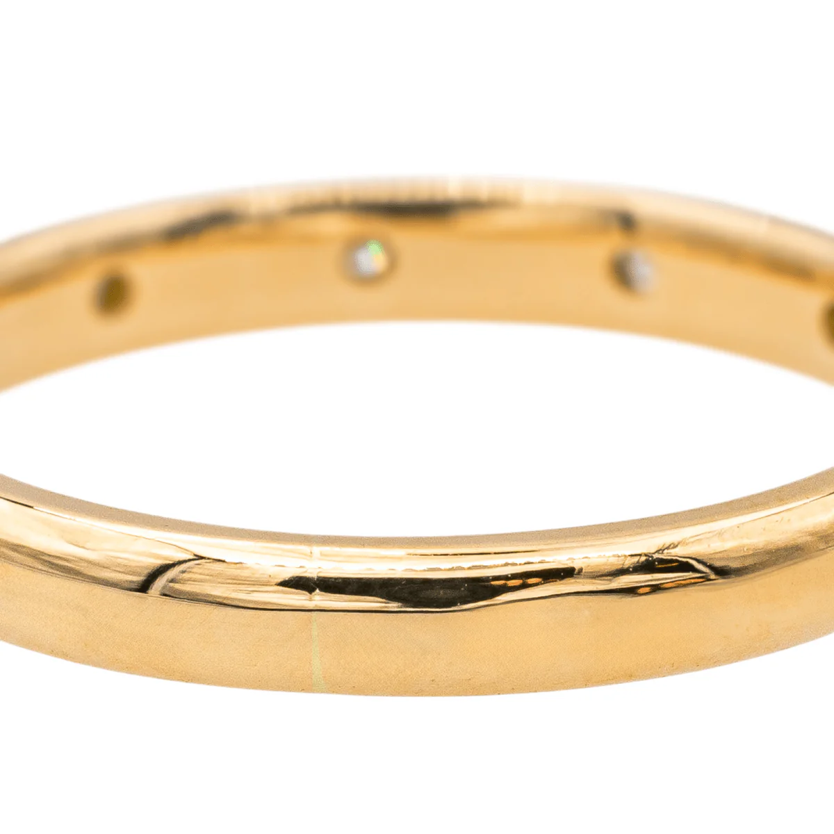 Bague Alliance Or jaune Diamant - Image 7