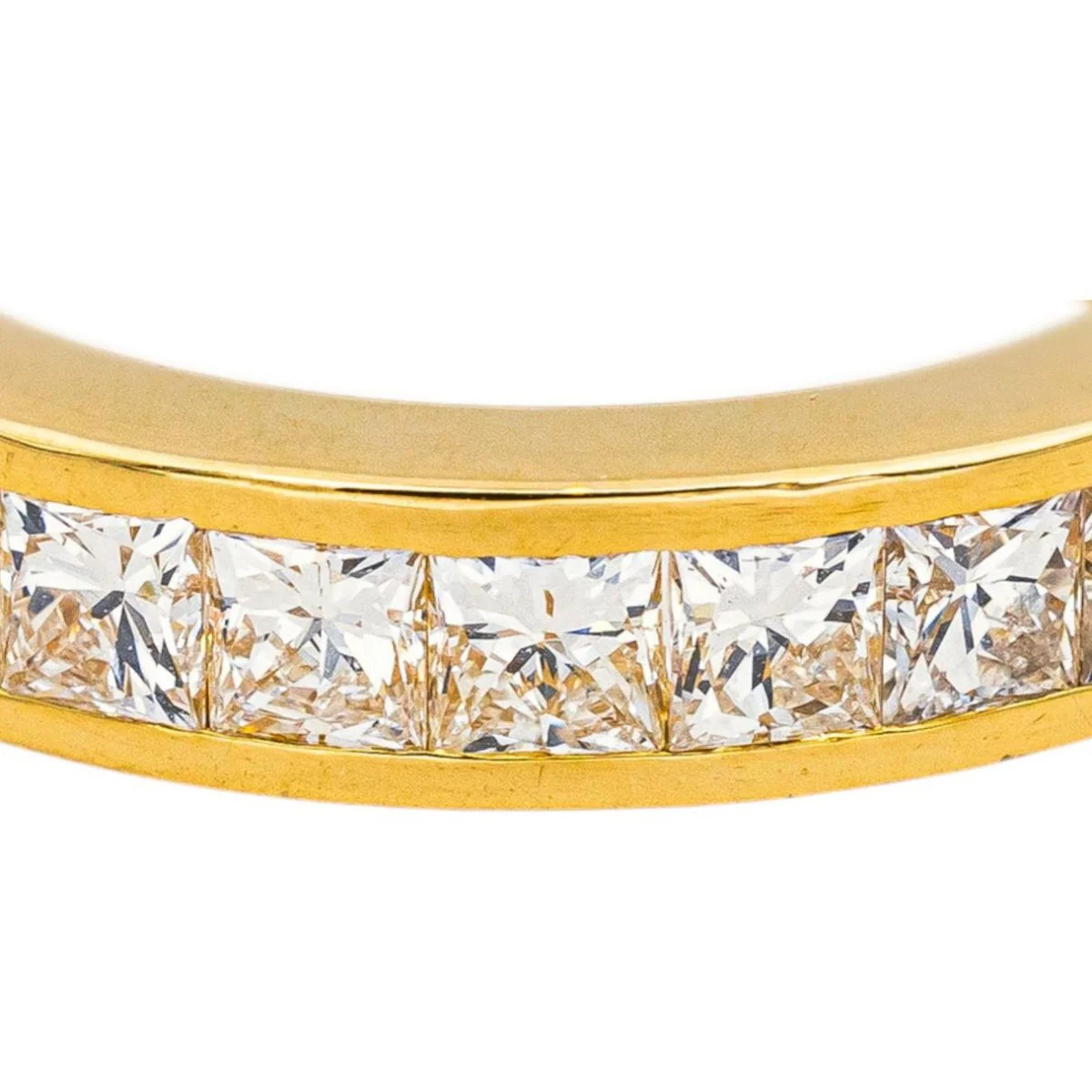 Bague Alliance en or jaune et diamants - Image 6