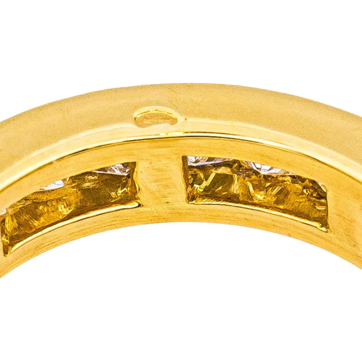 Bague Alliance en or jaune et diamants - Image 7