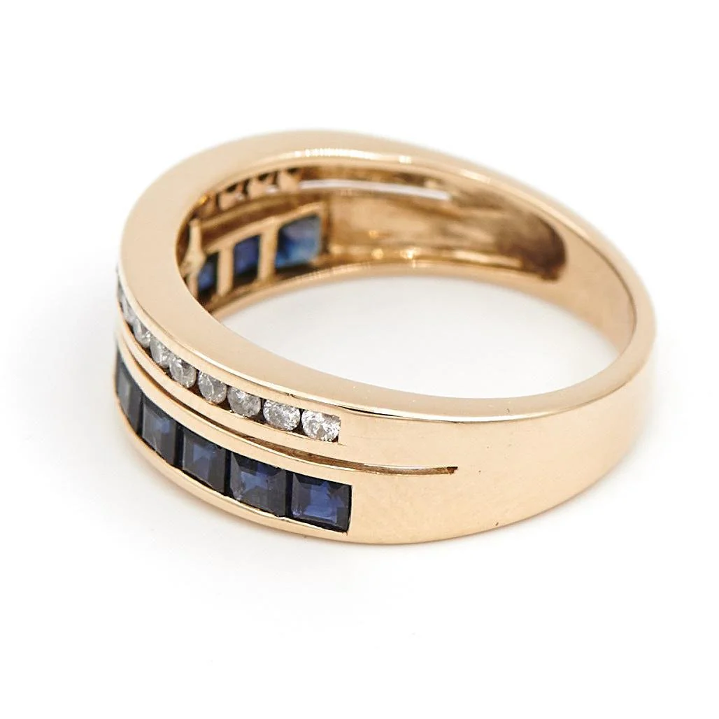 Bague Alliance Or jaune Diamant - Image 4