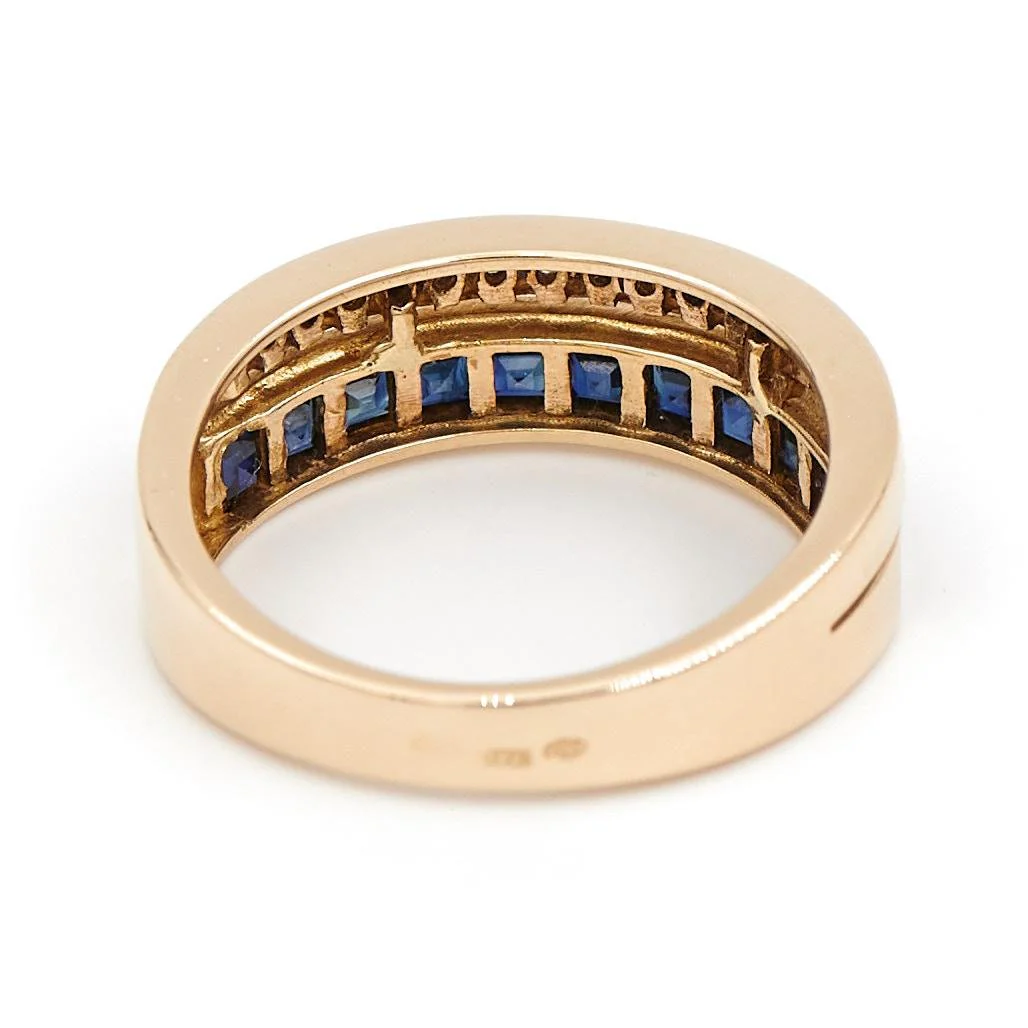 Bague Alliance Or jaune Diamant - Image 5