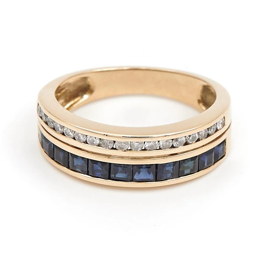 Bague Alliance Or jaune Diamant - Image 7