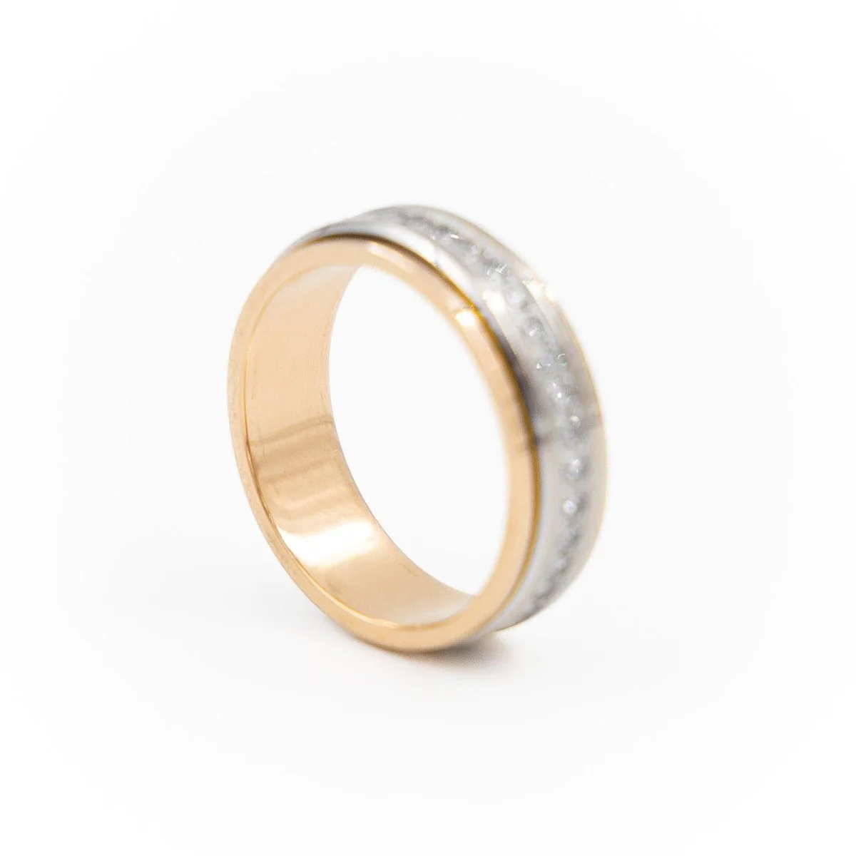 Bague Alliance Or rose Diamant - Image 6