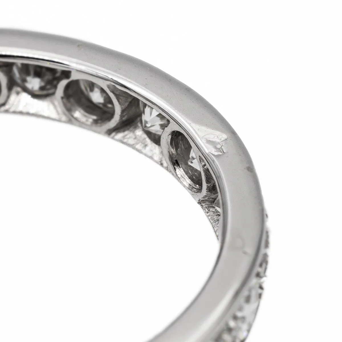 Bague Alliance Platine Diamant - Image 3