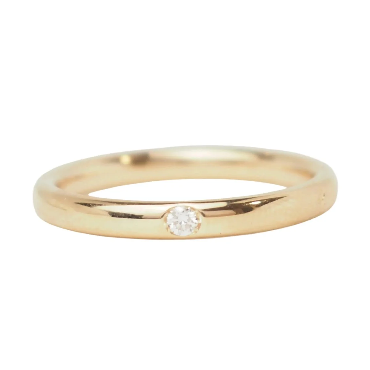 Bague Alliance POMELLATO "Lucciole" en or rose et diamant
