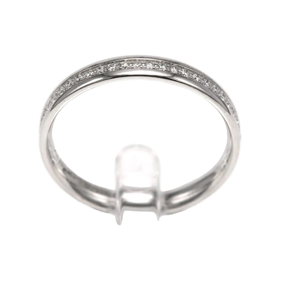 Bague Alliance TIFFANY & CO. en or blanc et diamants - Image 2
