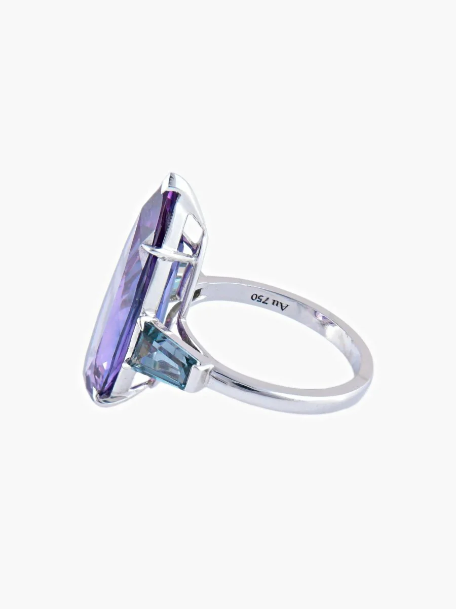 Bague Améthyste Spinelles - Image 5