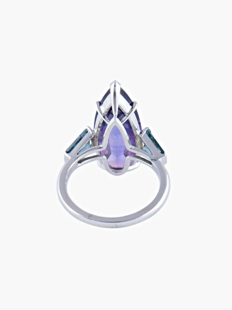 Bague Améthyste Spinelles - Image 6