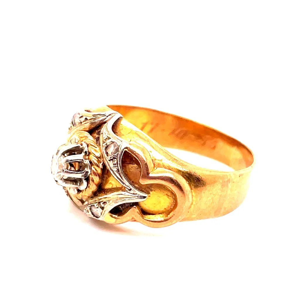 Bague Tank en or rose, or jaune, or blanc, et diamants - Image 3
