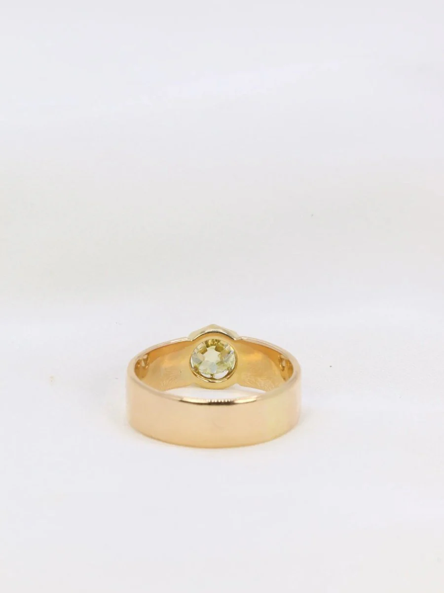 Bague or diamant jaune Fancy Yellow 1,1 ct - Image 5