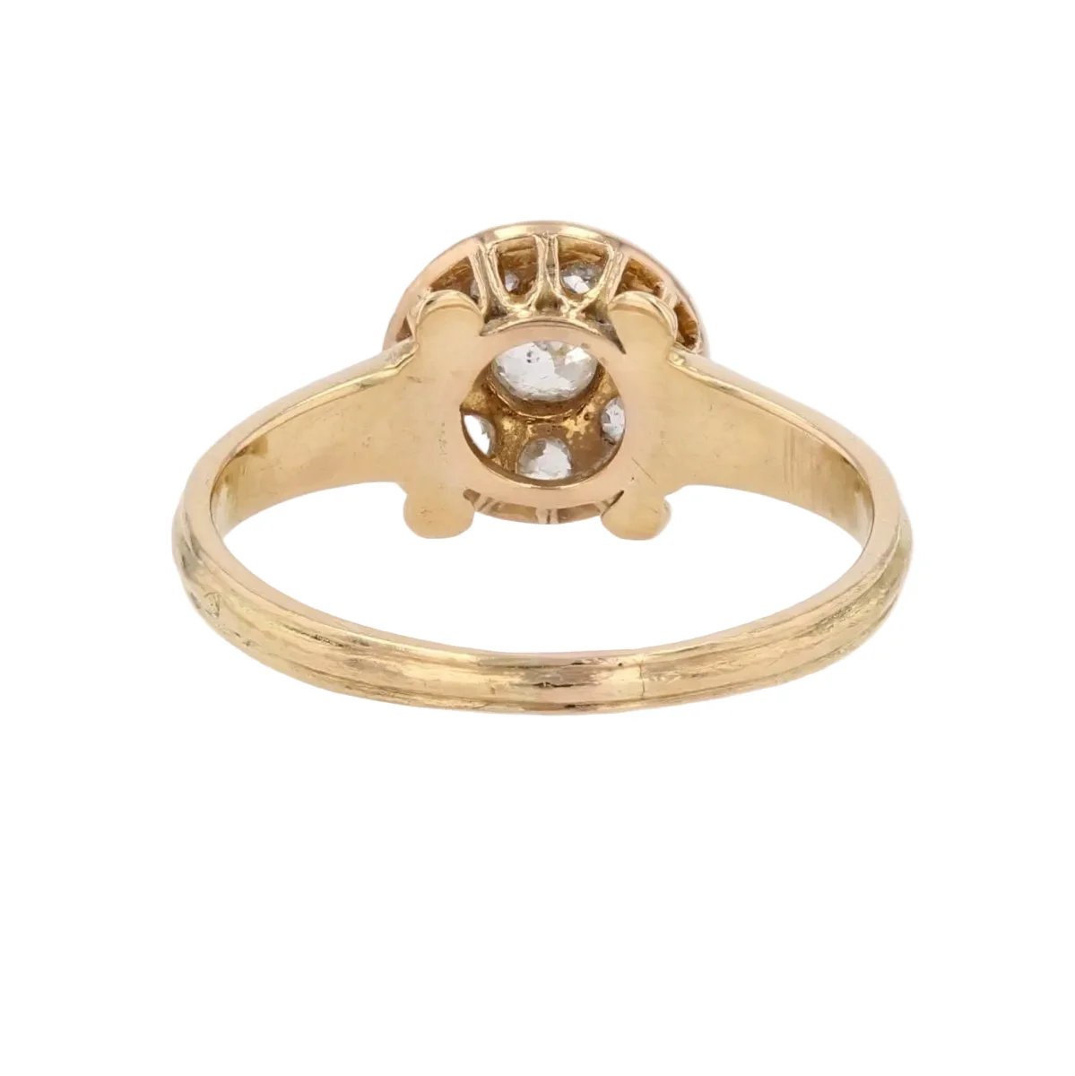 Bague en or jaune et diamants - Image 4