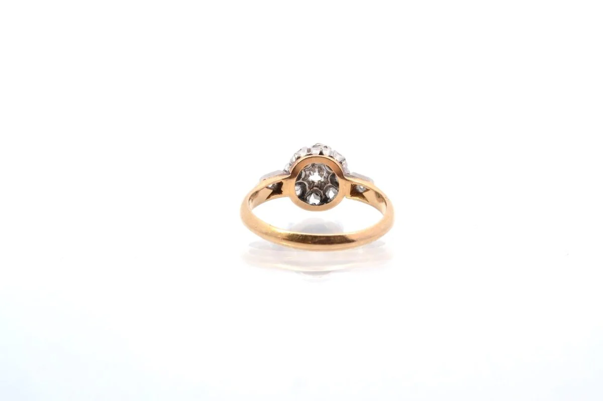 Bague ancienne sertie de diamants - Image 5