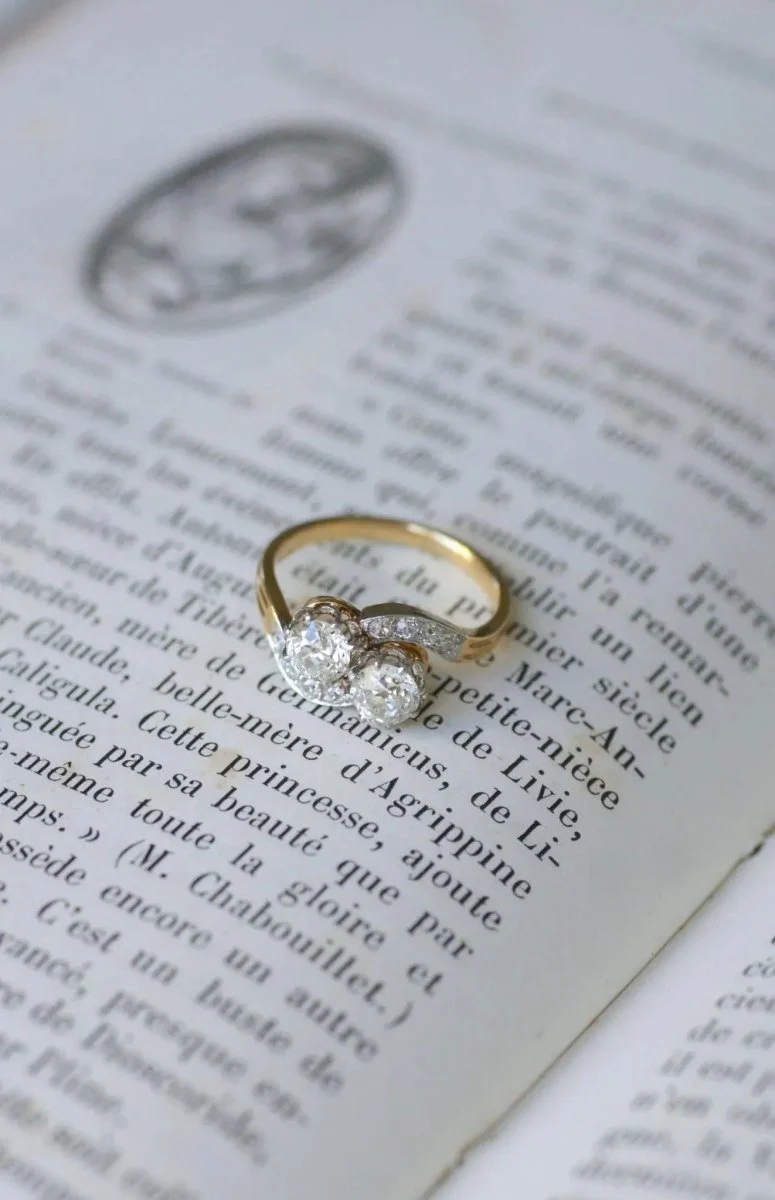 Bague Toi et Moi Diamants 1.25 Cts