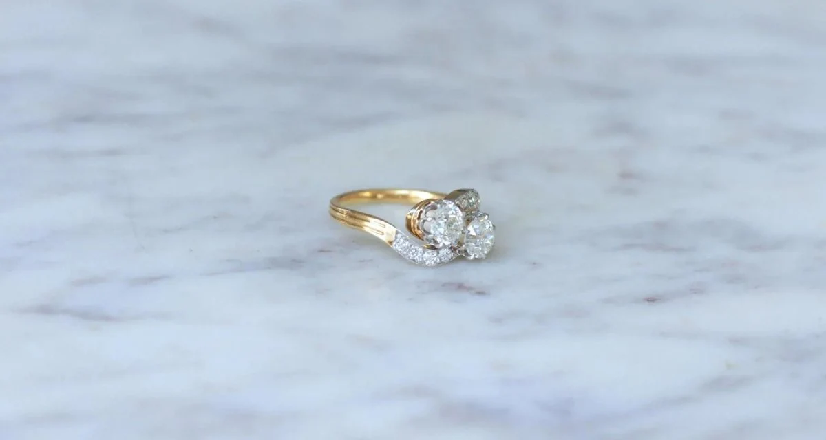 Bague Toi et Moi Diamants 1.25 Cts - Image 6