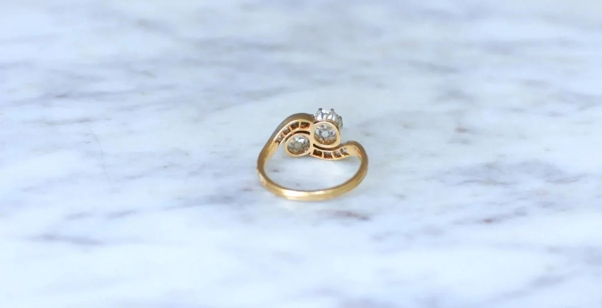 Bague Toi et Moi Diamants 1.25 Cts - Image 8
