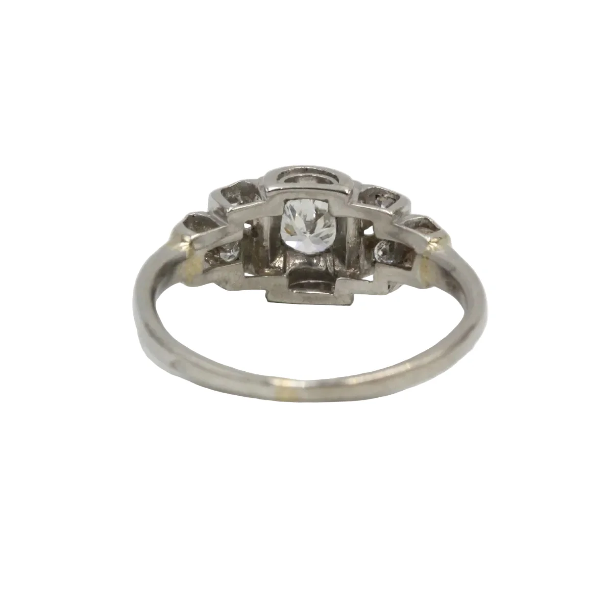 Bague en platine et diamants - Image 5